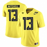 Oregon Ducks 13 Dillon Mitchell Yellow Nike College Football Jersey Dzhi,baseball caps,new era cap wholesale,wholesale hats